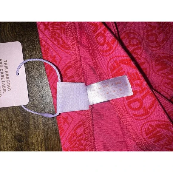 NWT! Savage x Fenty Rib Sleep Short Millennial Pink Love Me Like A Savage M - Picture 4 of 7